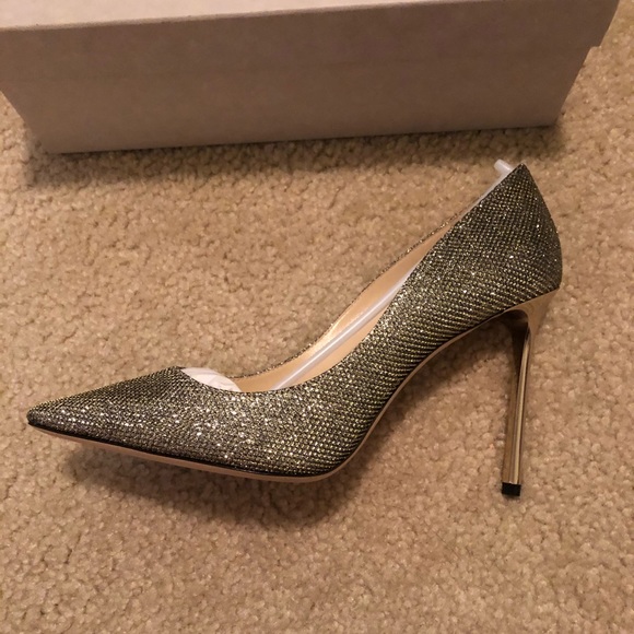 Brandnew Jimmy Choo Romy 100 Light Bronze - Picture 2 of 3